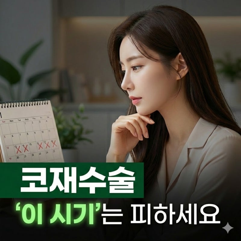 Q. 코성형 재수술 고민 중이라면 '이 시기'는 꼭 피하세요