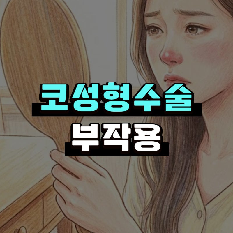 Q. 코수술 부작용일까요? 안경을 착용하면 통증이 느껴져요