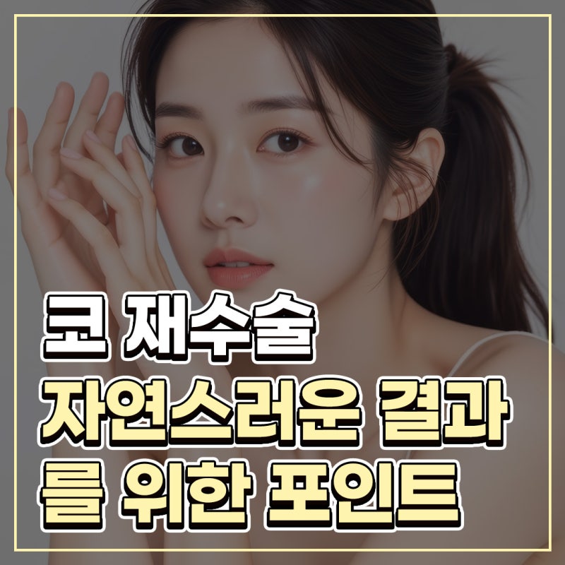Q. 긴코·퍼진코 재수술 고민, 자연스러운 코수술 결과를 위한 핵심은?