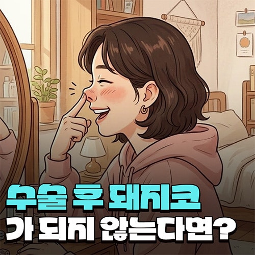 Q. 코수술 후 돼지코가 되지 않는데, 실리콘 제거하면 해결 될까요?
