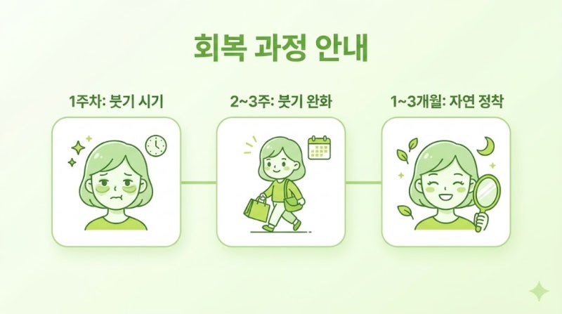 코수술 붓기 기간 얼마나 걸리나요? 직후 변화와 회복 흐름 정리