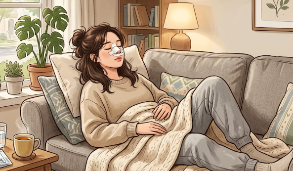 자가늑연골코수술 자연스러울까요? 처진 코끝과 미간 라인까지 정리한 과정