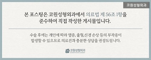 코끝연골재배치로 얼굴 중심 입체감을 살린 자려한 코라인 사례 사진 6