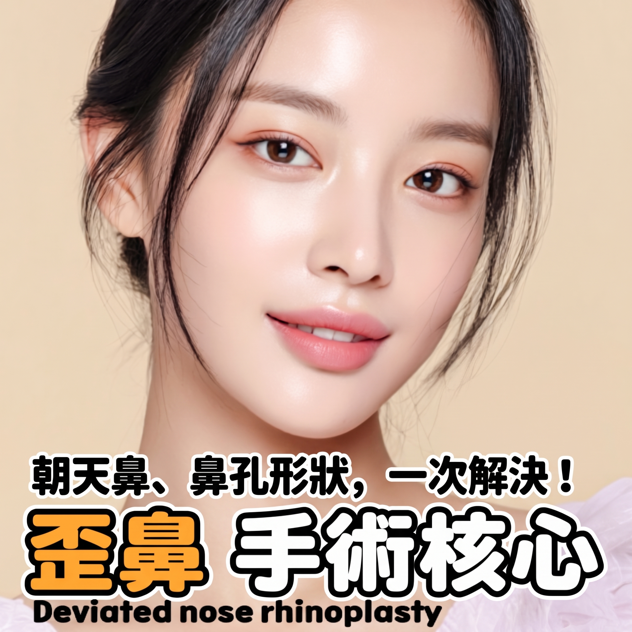 同時解決鼻樑歪斜與鼻尖上翹的歪鼻矯正手術重點整理