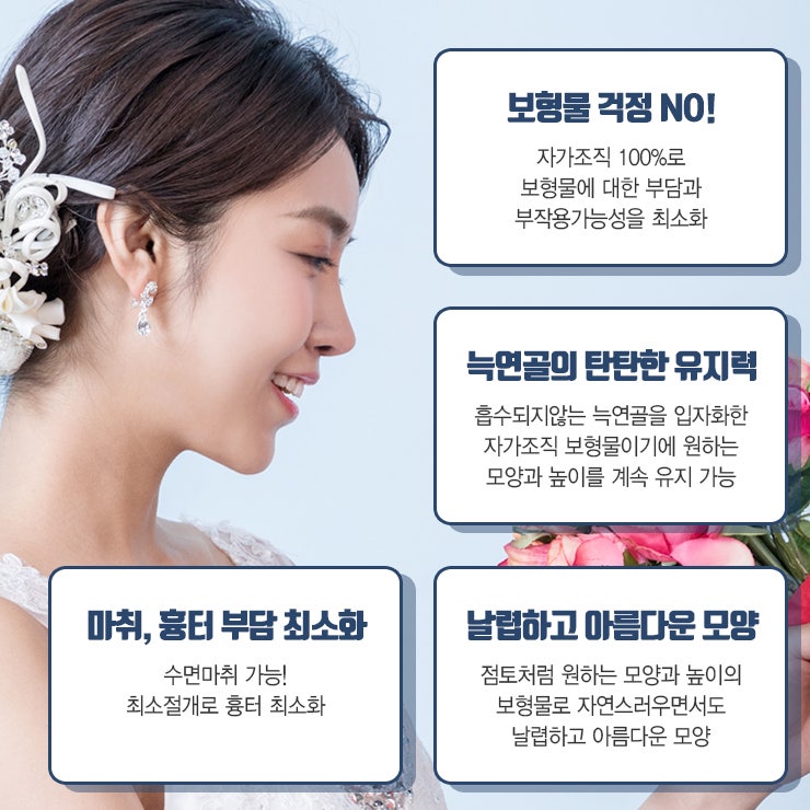 부담스런 코수술, 늑연골코성형과 함께라면? 사진 3
