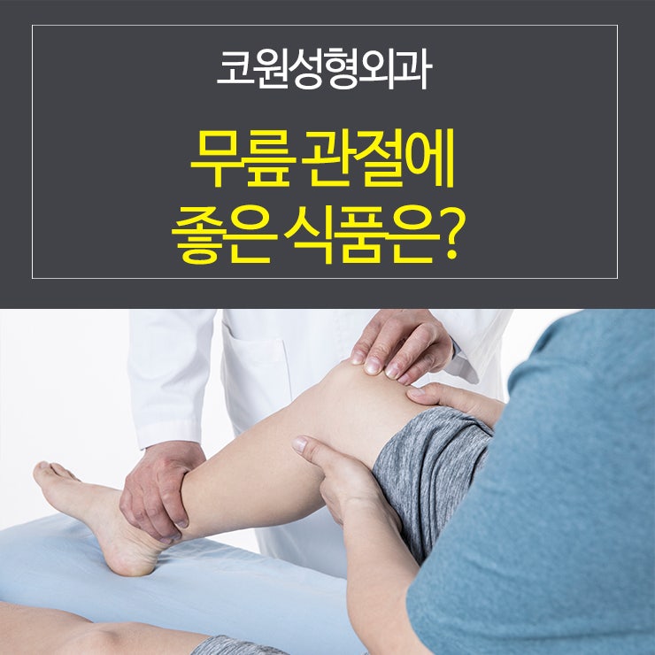 무릎 관절에 좋은 식품은 뭐가 있을까?
