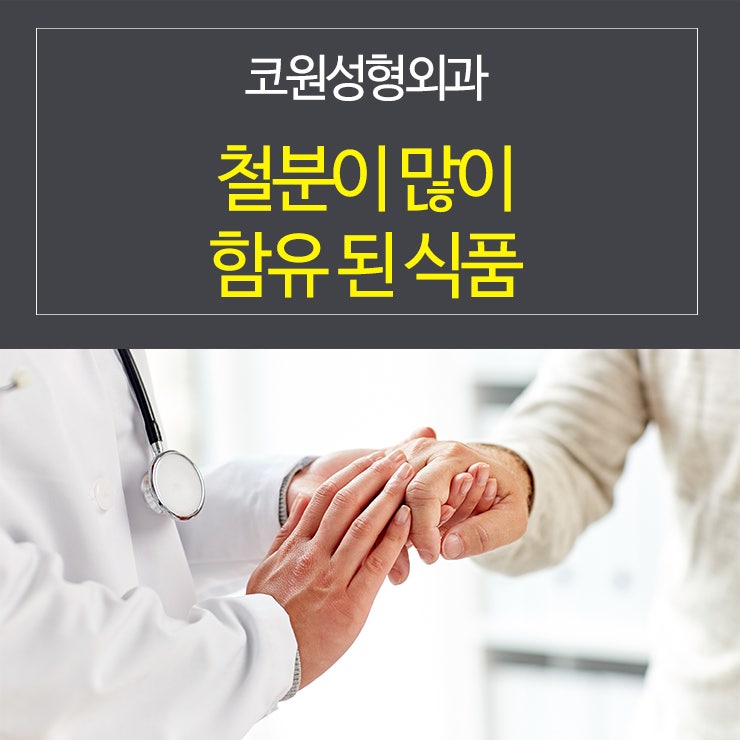 철분이 많이 함유된 식품