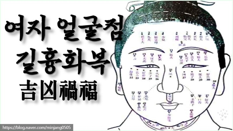 얼굴점위치 복점 흉점 관상 사진 3