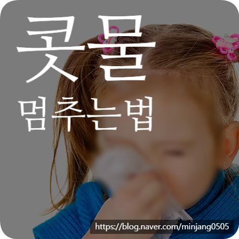 콧물멈추는법 감기일까 비염일까