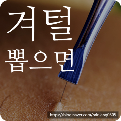 겨털뽑으면 암내 및 모낭염 생기는 이유