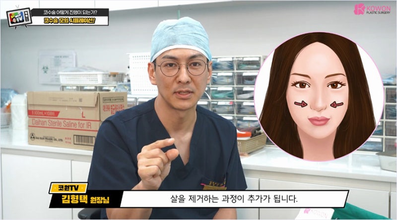 신사성형외과 수술 도구 및 복코수술 방법 사진 12