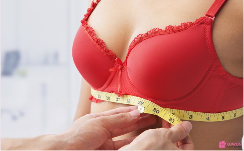 브라사이즈재는법 둘레별 컵 크기 사진 4