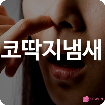 코딱지냄새 이유 원인 해결방법 암모니아 스트레스