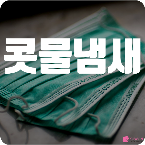 콧물냄새 나는 원인 축농증 비염 고열 가래 등