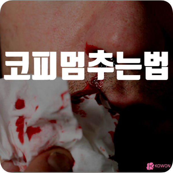 코피 멈추는 법 자세 지압 대처 및 증상 발생 원인