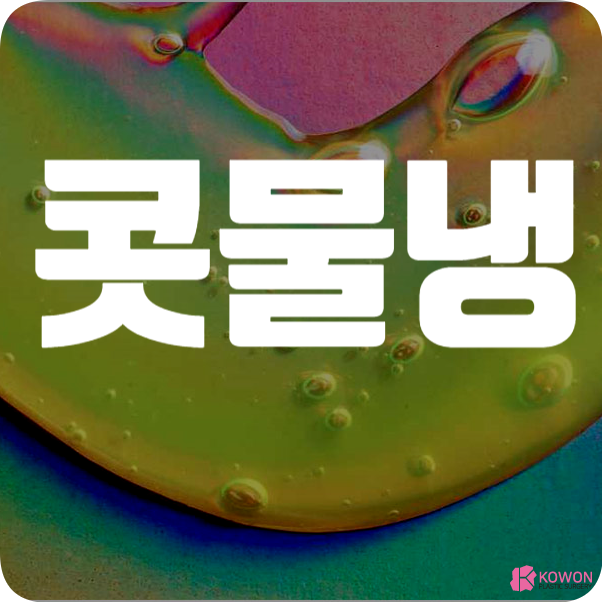 콧물냉 분비물 악취 냄새나는 이유 질환 염증 등