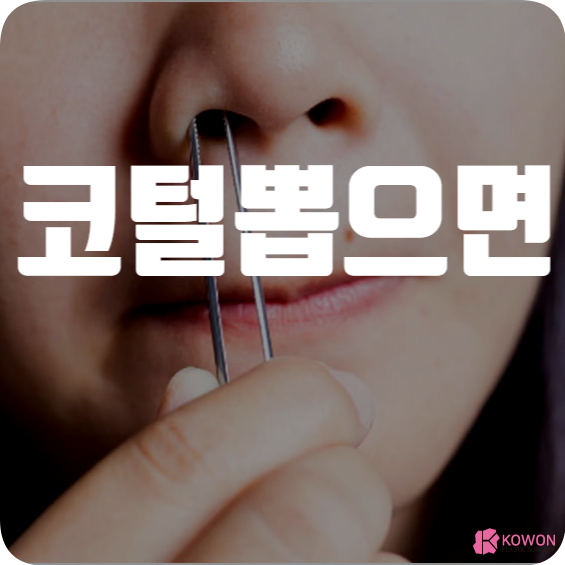 코털뽑으면 안 되는 이유 위험성 주의사항