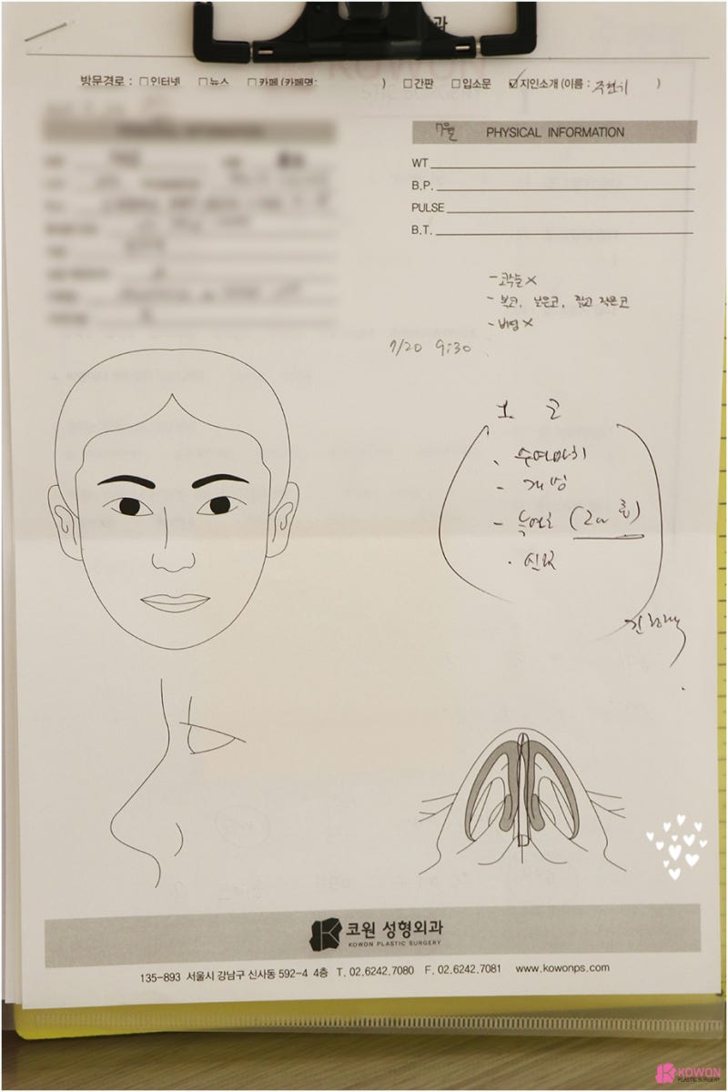 논현동성형외과 남자복코 자가 늑연골 연장 수술