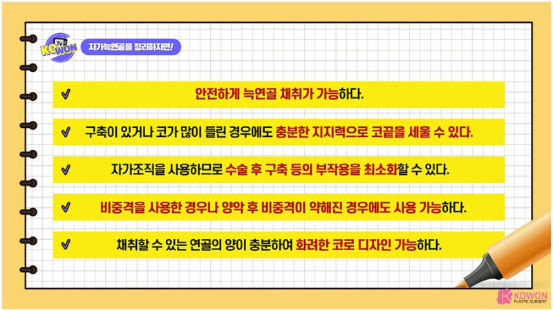압구정성형외과수술후기 코연골휘어짐 수술 재료 장단점 사진 14