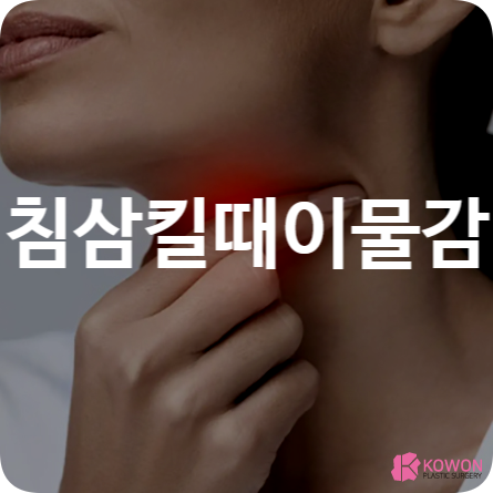 침삼킬때목이물감 원인 증상 예방 질환 인후염 식도 편도결석
