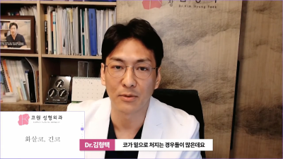 화살코 만드는 근육?! 비중격내림근과 상순비익올림근 절단해야 화살코 해결할 수 있습니다. 사진 3
