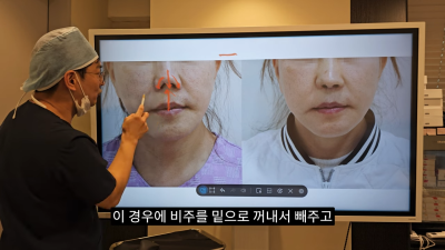 돌출입코성형, 비순각 각도와 비주내리기 수술의 관계성 - 1편 사진 21