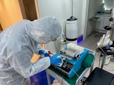 코원성형외과 다제내성균(MRSA, CRE, VRE, VRSA, CPE) 관리 강화를 위한 방역 소독 진행 사진 6