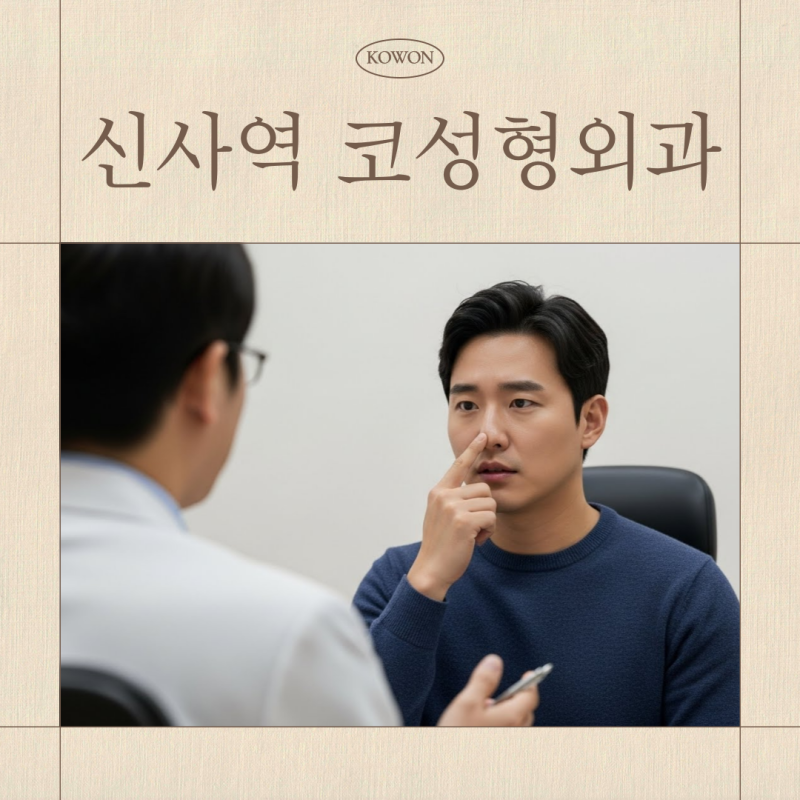 신사역 코성형외과, 남자코 상담 전 기준 정리