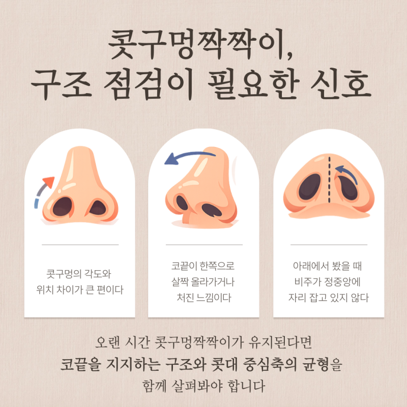 콧구멍짝짝이, 콧구멍 비대칭 언제 점검해야 할까 사진 6