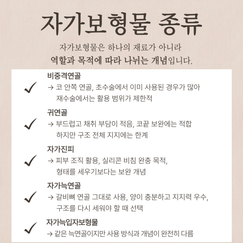 코실리콘제거 후 코재수술, 자가조직 무엇이 맞을까 사진 4