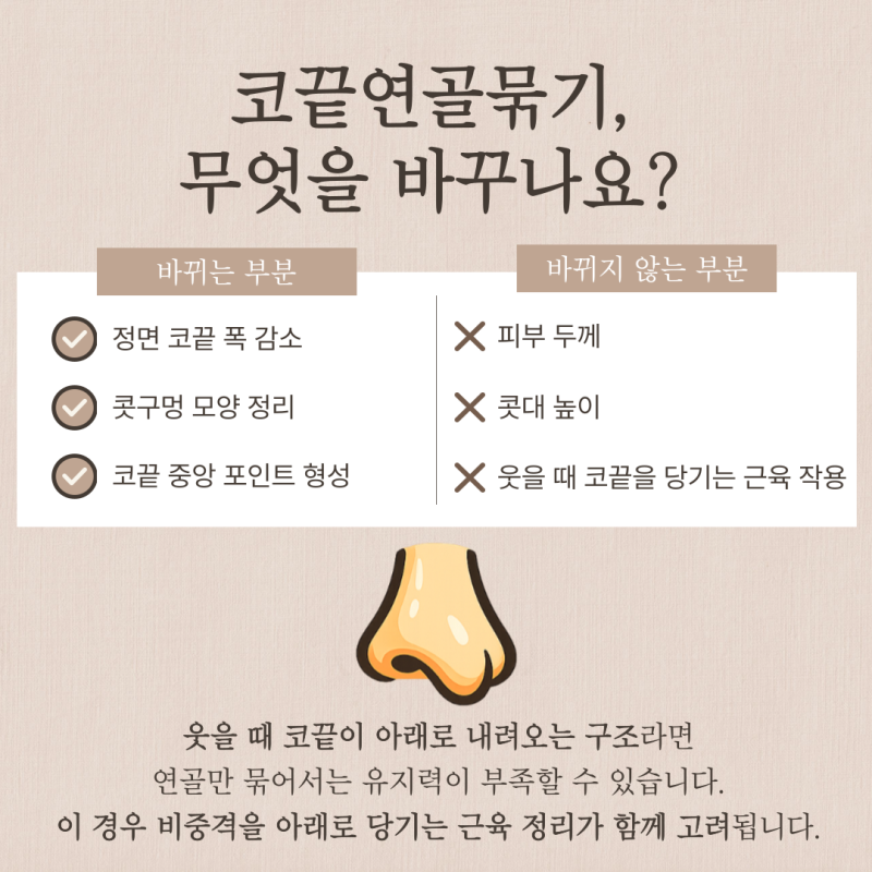 코끝연골묶기, 복코도 묶기만으로 충분할까요? 사진 4