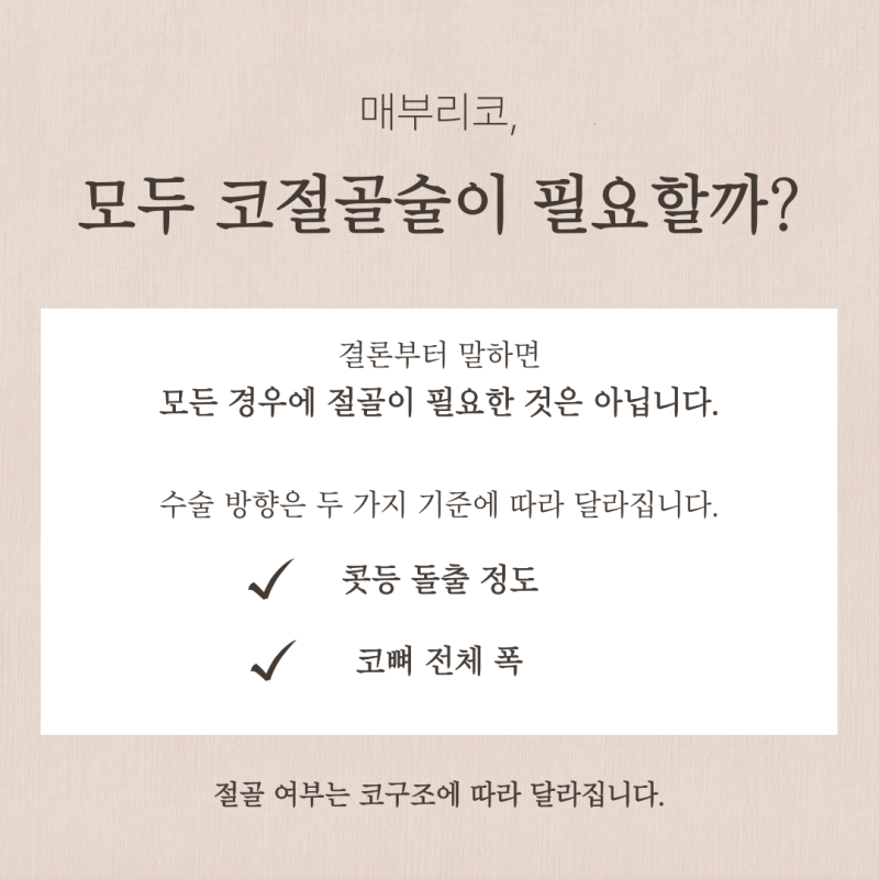 코절골술, 매부리코 정말 뼈를 깎는 과정이 필수일까요? 사진 3
