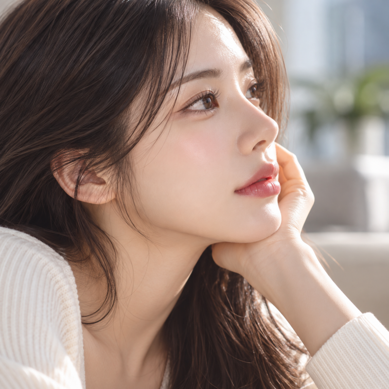 강남 자려한코 성형, 직반라인과 코끝 콧대 모양의 차이